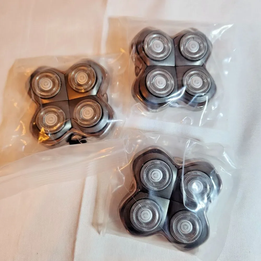 3 Pack PRO 4 Head Replacement Blades Compatible Pitbull Butterfly Kiss Palm New